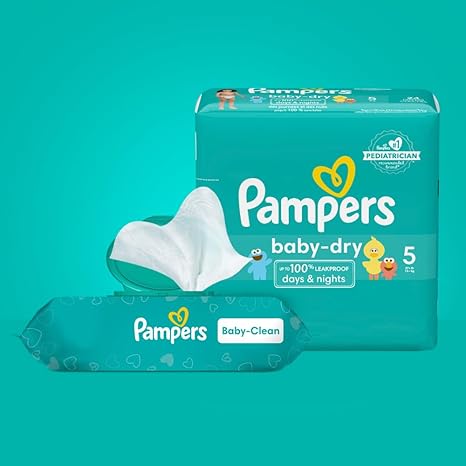 Pampers Baby Clean Wipes, Baby Fresh Scented, 1 Flip-Top Pack (72 Wipes Total) Open Limits