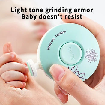 Baby Electric Nail Trimmer Kid Nail Polisher Tool Baby Care Multifunctional Fingernail Cutter Trimmer Infant Manicure Set