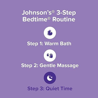 Johnson's Sleepy Time Bedtime Baby Gift Set with Relaxing NaturalCalm Aromas, Bedtime Baby Bath Shampoo, Wash & Lotion Essentials, Hypoallergenic & Paraben-Free, 4 Items Open Limits