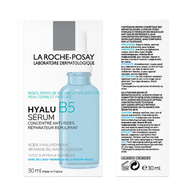 La Roche-Posay Hyalu B5 Pure Hyaluronic Acid Serum for Face, with Vitamin B5, Anti-Aging Serum for Fine Lines and Wrinkles, Hydrating Serum to Plump and Repair Dry Skin, Safe on Sensitive Skin Impression Wear