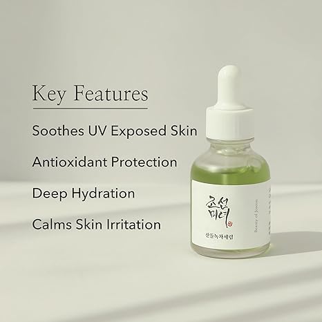 Beauty of Joseon Calming Serum Green Tea Panthenol Soothing, Moisturizing Sensitive, Acne-Prone, UV Irritated Skin, Daily Korean Skin Care for Men and Women, 30ml 1 fl.oz Open Limits