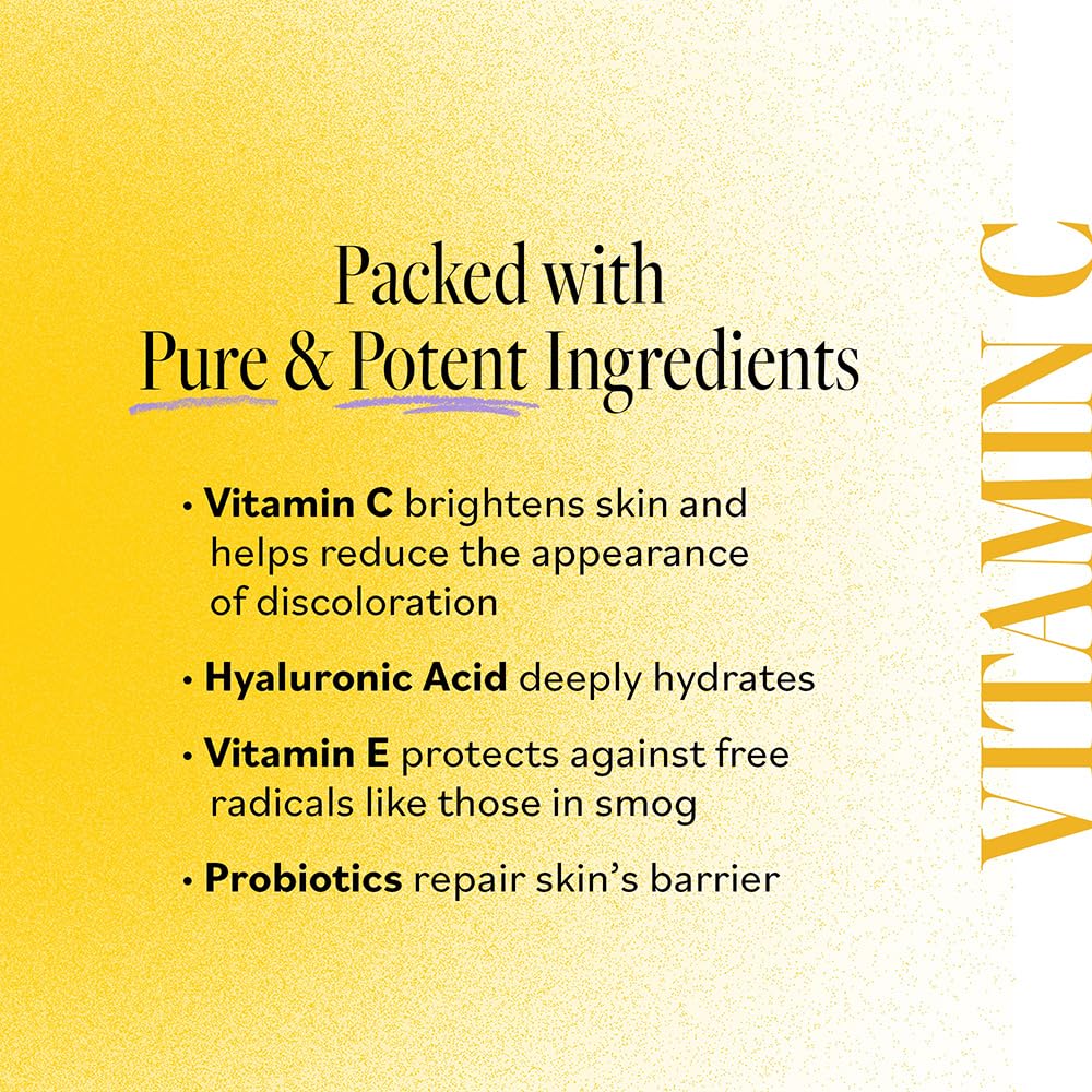 DERMA E Vitamin C Concentrated Serum with Hyaluronic Acid, Vitamin E & Aloe, All Natural, Antioxidant-Rich Concentrated Facial Serum – Firming and Brightening Vitamin C Face Serum, 2oz Impression Wear