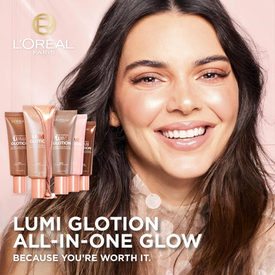 L'Oreal Paris Makeup True Match Lumi Glotion, Natural Glow Enhancer, Illuminator Highlighter, Bronzing Drops For a Sun-Kissed Glow, 902 Light Impression Wear