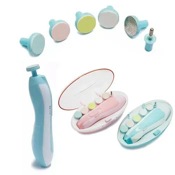 Baby Electric Nail Trimmer Kid Nail Polisher Tool Baby Care Multifunctional Fingernail Cutter Trimmer Infant Manicure Set